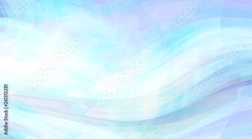Light cyan and lavender blue background. Subtle pattern