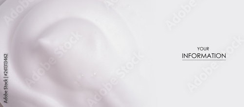 White foam macro clean beauty care texture pattern nature background