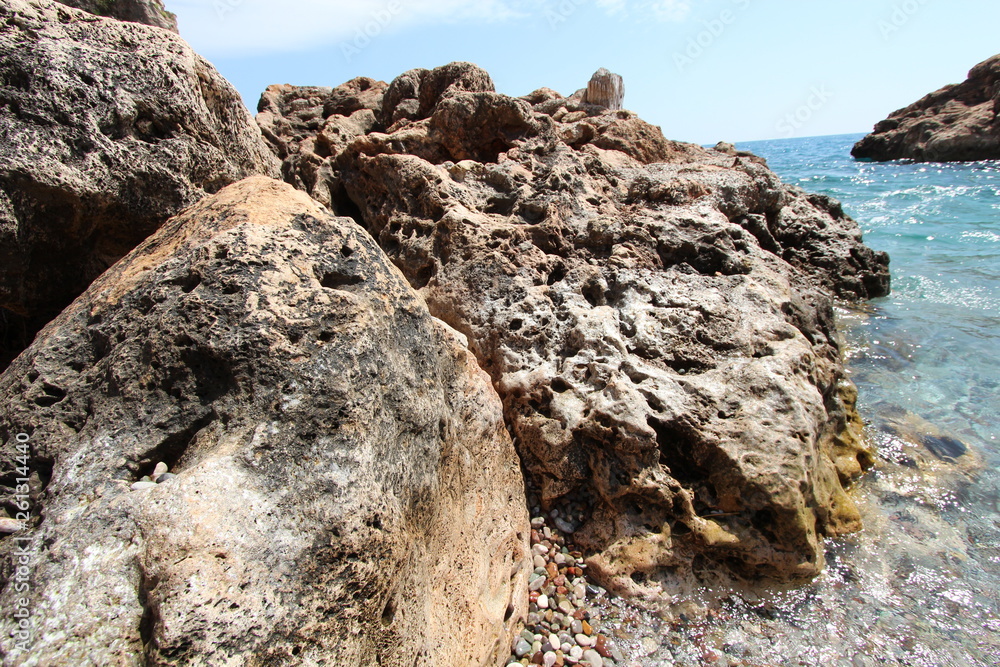 photo sea stones background summer vacation trip photo sea stones background summer vacation trip