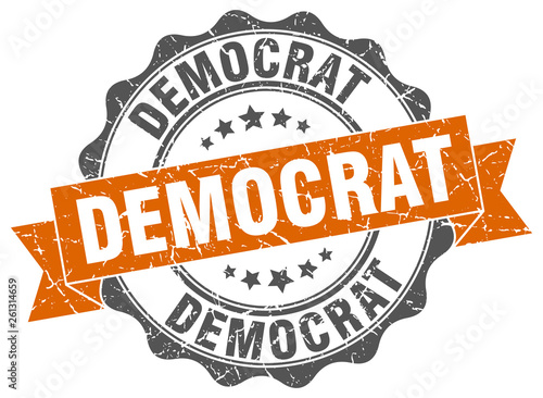 democrat stamp. sign. seal