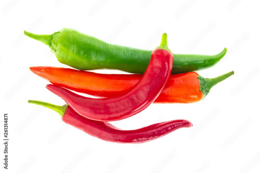 group of vegetables hot pepper red green pod on white background lots of bright base design group of vegetables hot pepper red green pod on white background lots of bright base design