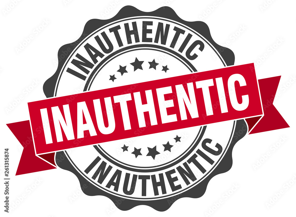 inauthentic stamp. sign. seal inauthentic stamp. sign. seal