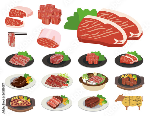 肉　料理