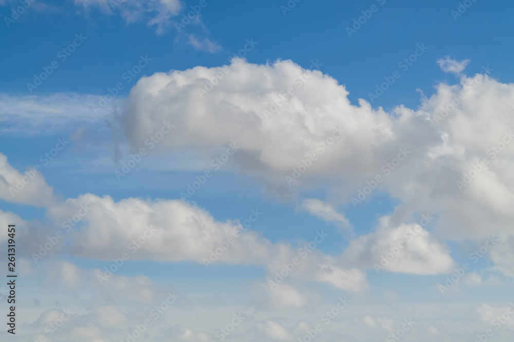blue sky with white clouds, nature background blue sky with white clouds, nature background
