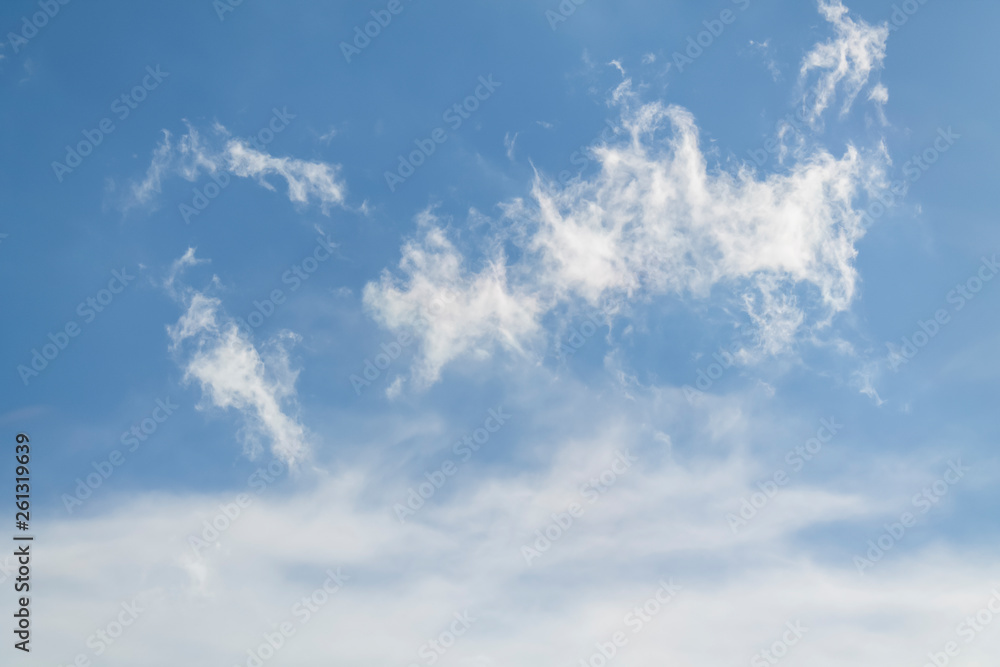 blue sky with white clouds, nature background blue sky with white clouds, nature background