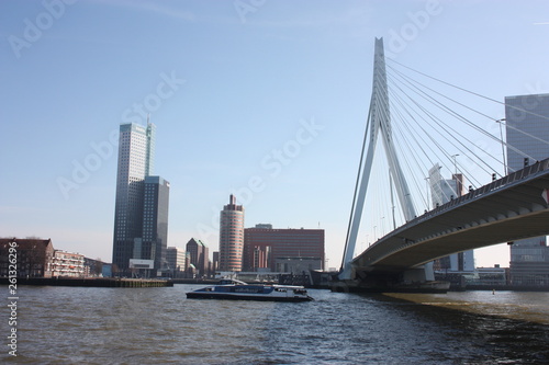 a journey to discover the modern and futuristic architectural city of Rotterdam, between bridges and skyscrapers © Alessia