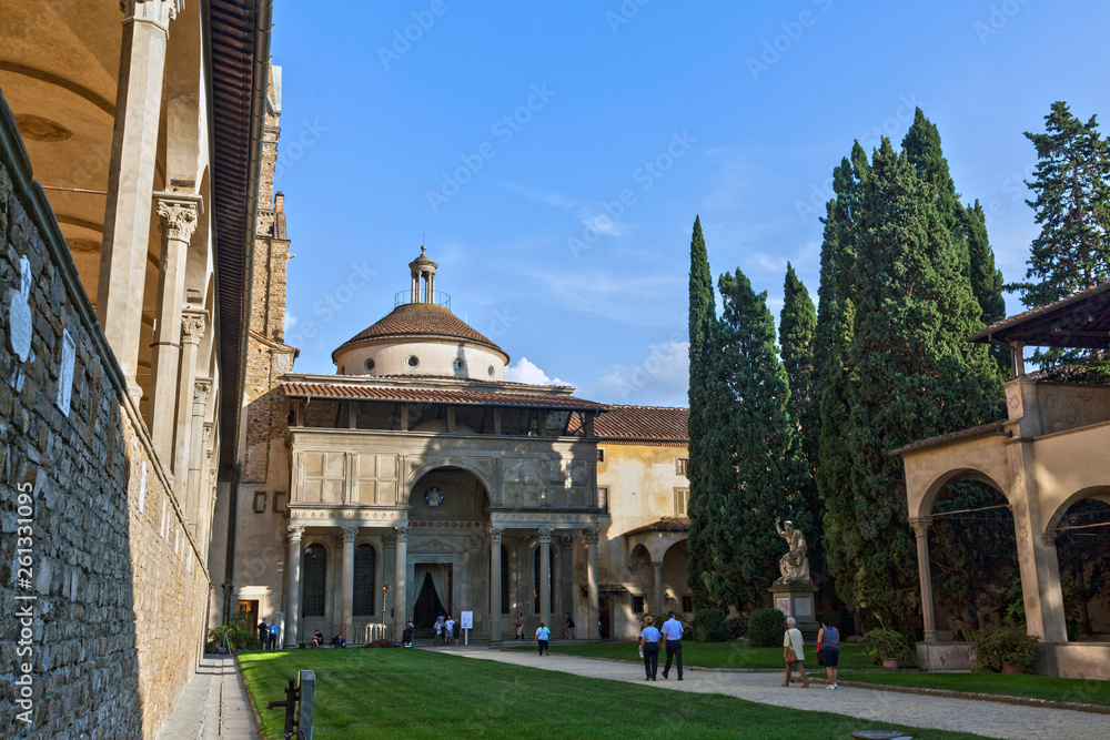 Church of the Holy cross in Florence
