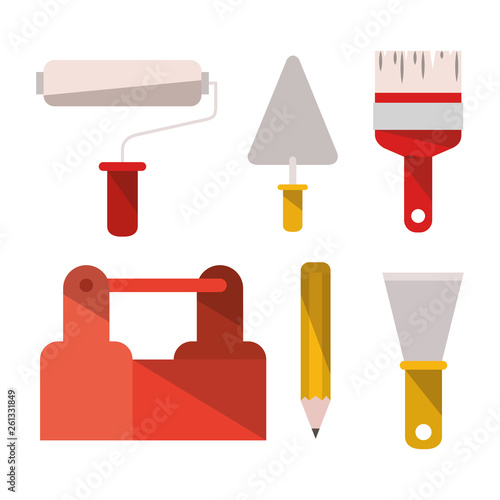 construction tools set items