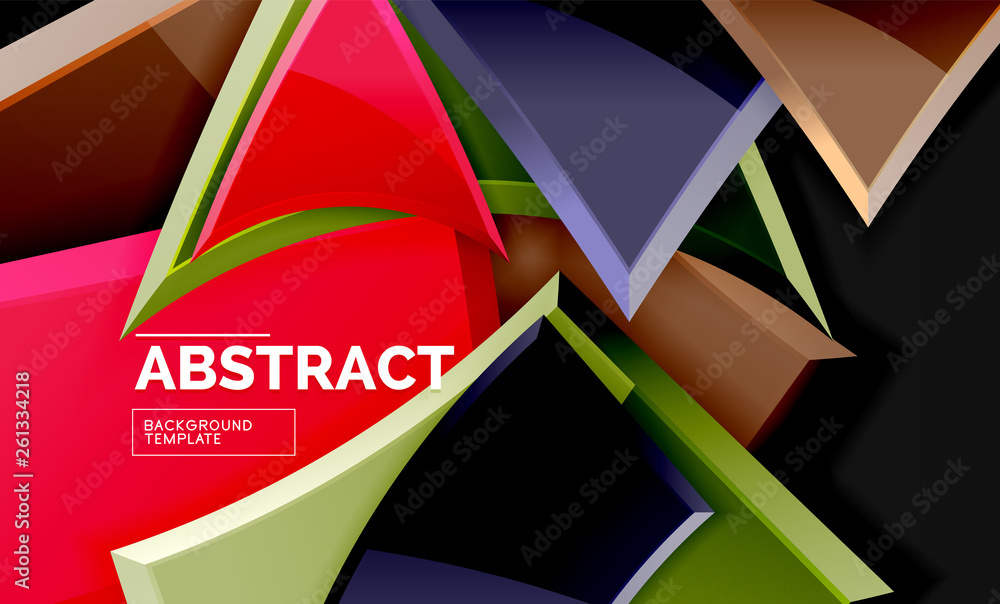 Glossy squares and triangles geometric backgrounds Glossy squares and triangles geometric backgrounds
