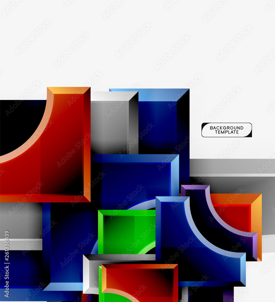 Modern geometrical abstract background Modern geometrical abstract background