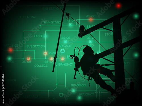 Power outage lineman 16