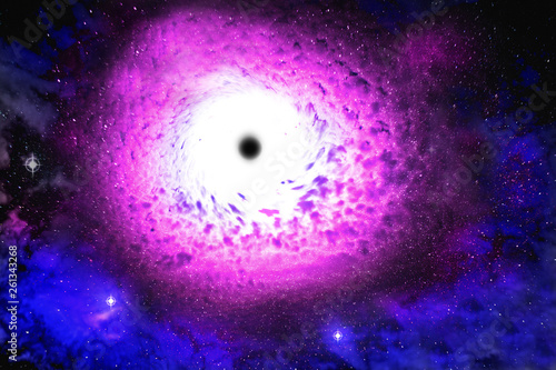 abstract space black hole background
