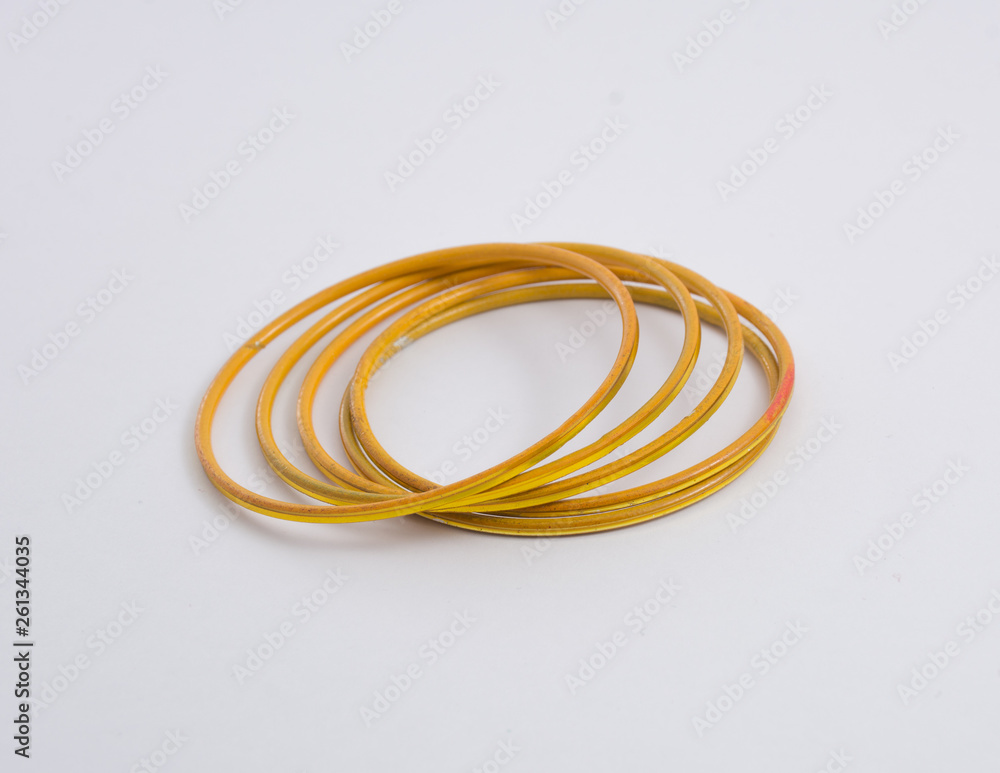 bangles isolated on white background bangles isolated on white background
