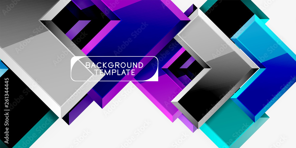 Glossy modern geometric background, abstract arrows composition Glossy modern geometric background, abstract arrows composition