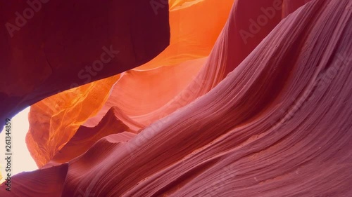 Amazing sandstone formations at Antelope Canyon
