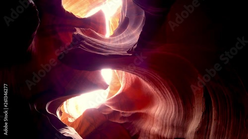 Stunnig view in the Antelope Canyon Arizona