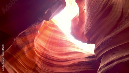 Stunnig view in the Antelope Canyon Arizona