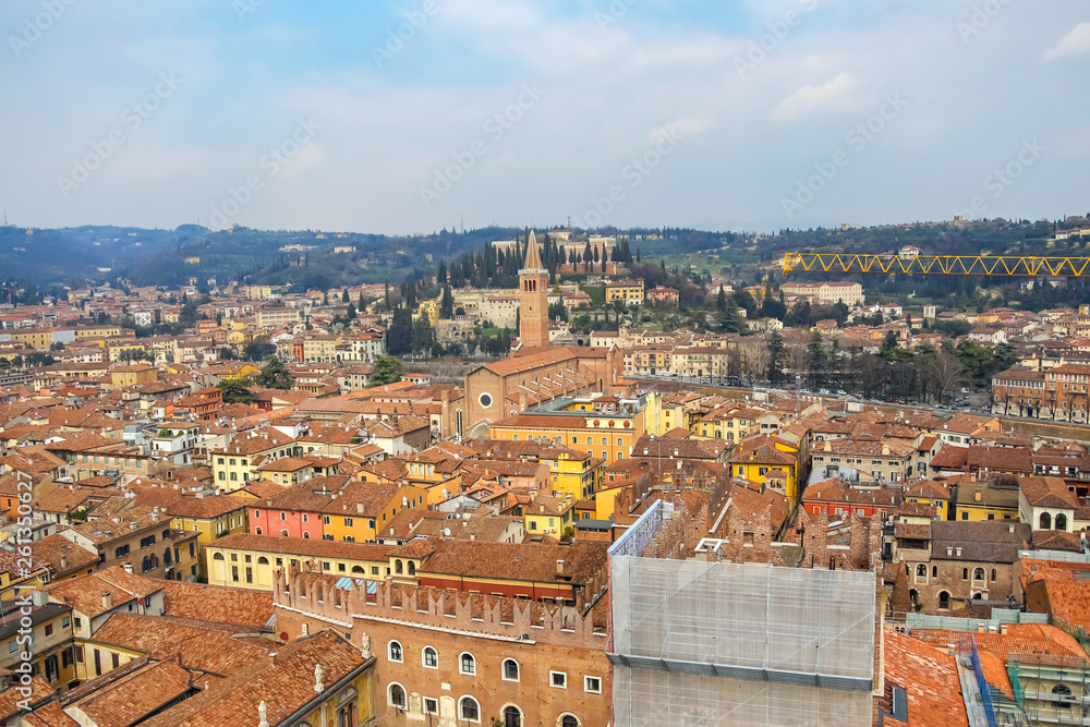 Panoramic view of Italian Verona