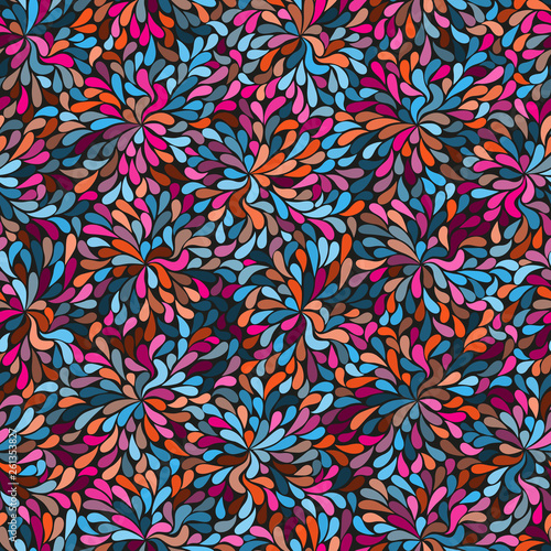 Colorful blobs seamless pattern