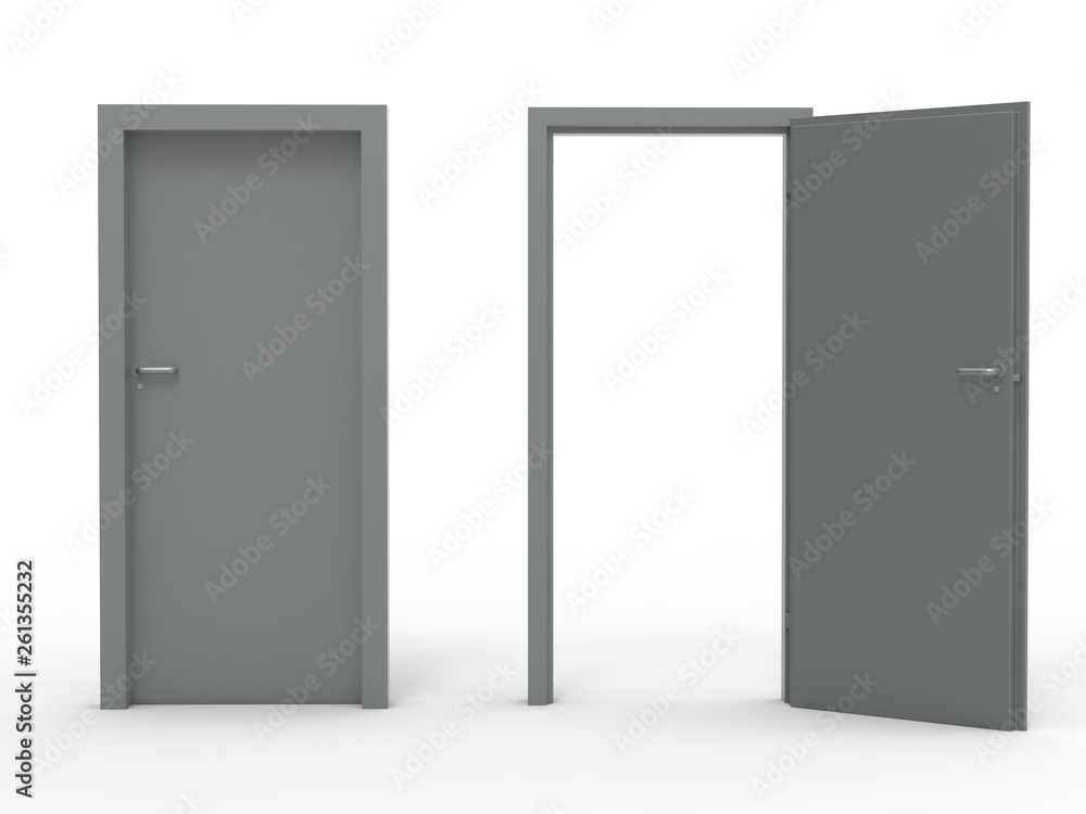 Door isolated Door isolated