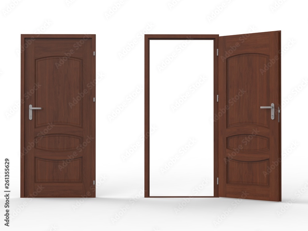 Door isolated Door isolated
