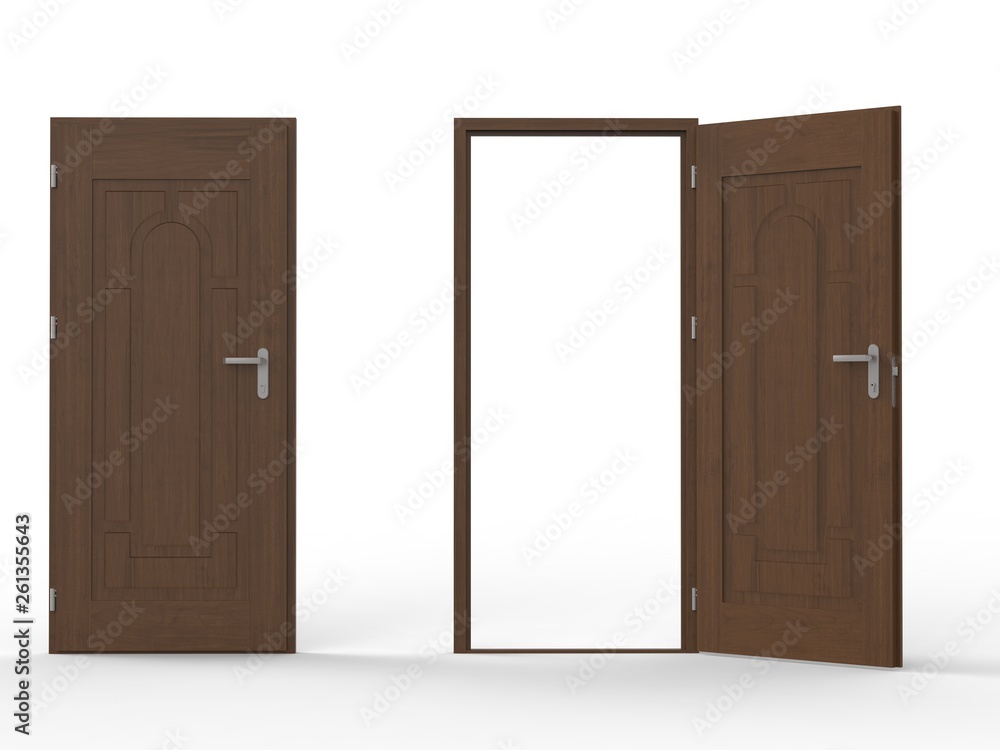 Door isolated Door isolated