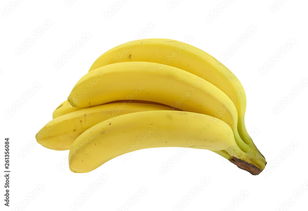 Bunch of bananas isolated on white background Bunch of bananas isolated on white background