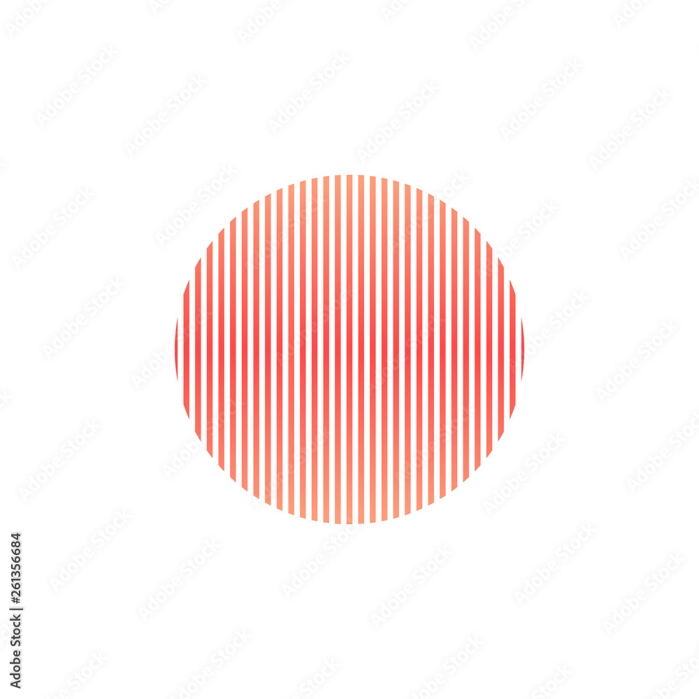 Isolated Abstract coral cercle from stripes.Decorative elements for your design. Vector illustration. Isolated Abstract coral cercle from stripes.Decorative elements for your design. Vector illustration.