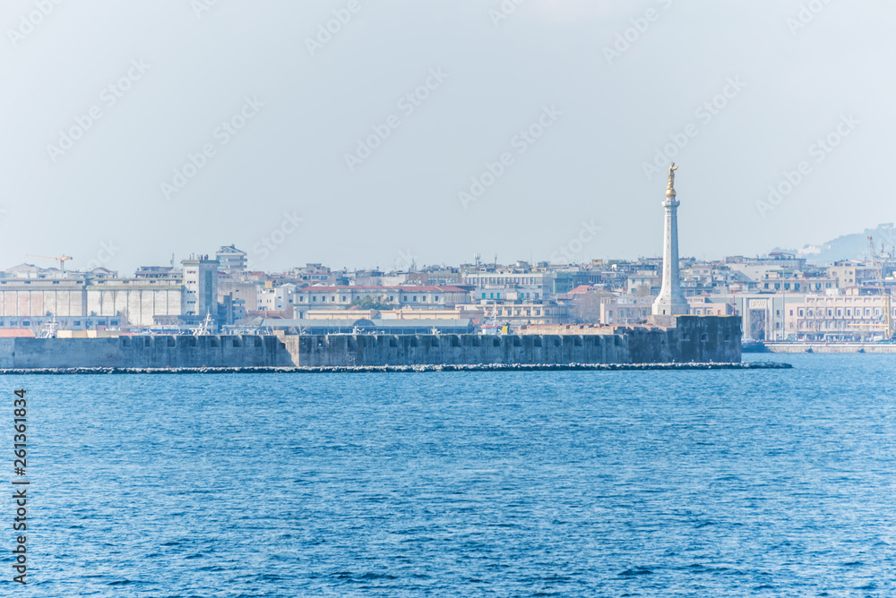 View of Sicily from the Mediterranean Sea