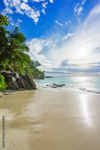 sunny day on paradise beach anse georgette,praslin seychelles 8