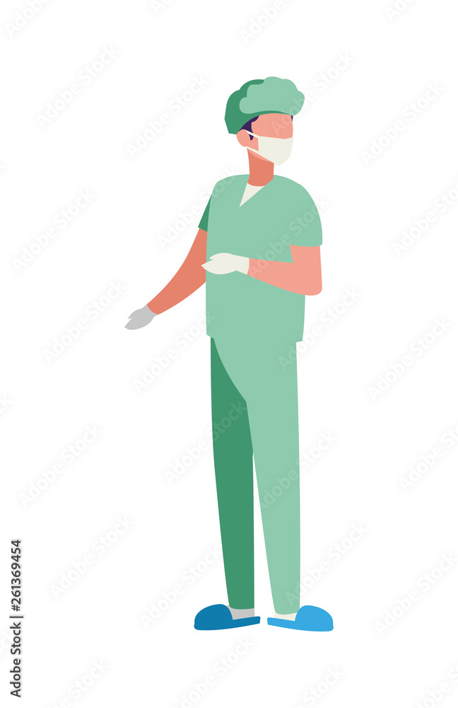 surgeon doctor professional character