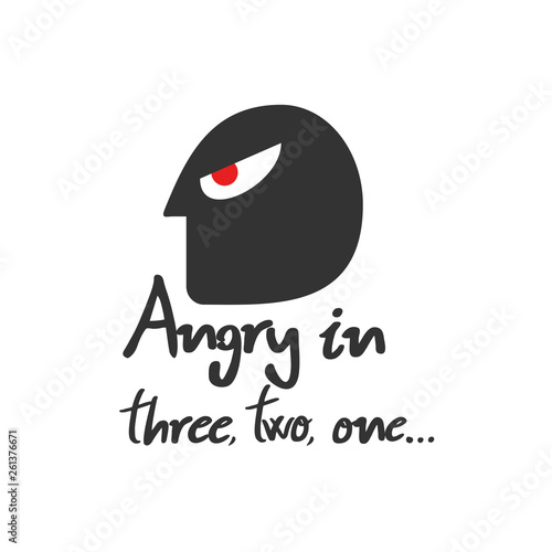 angry expression illustration