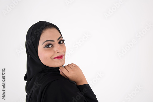 beautiful Arab woman in traditional dress