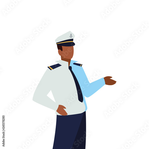 sailor captain marine character