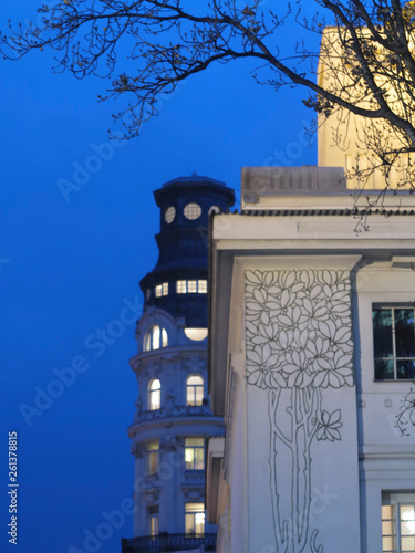 Bild auf Leinwand Vienna Architecture Secession Building