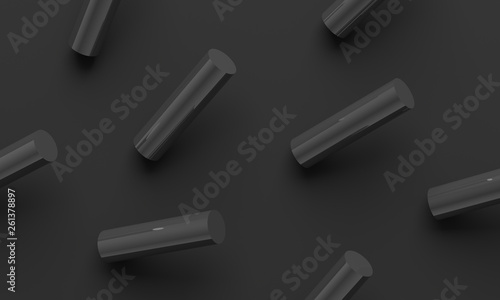 Abstract 3d render, minimalistic background, modern graphic design