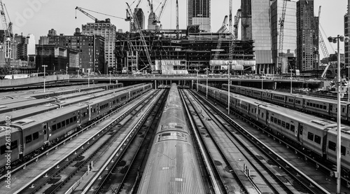 Rail Yard in New York City