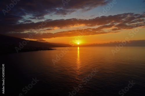 Sonnenuntergang am meer