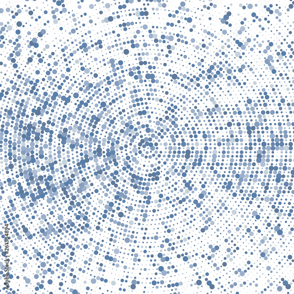 Blue dots on white background Blue dots on white background