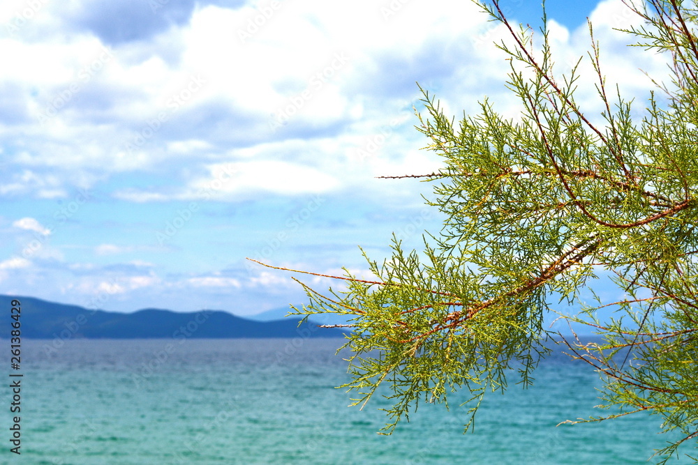Seascape, Ierissos beach, Chalkidiki, Greece Seascape, Ierissos beach, Chalkidiki, Greece