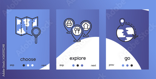 Navigation vector pattern travel map road location gps sign illustration backdrop set of direction icons route street pin marker background design navigator