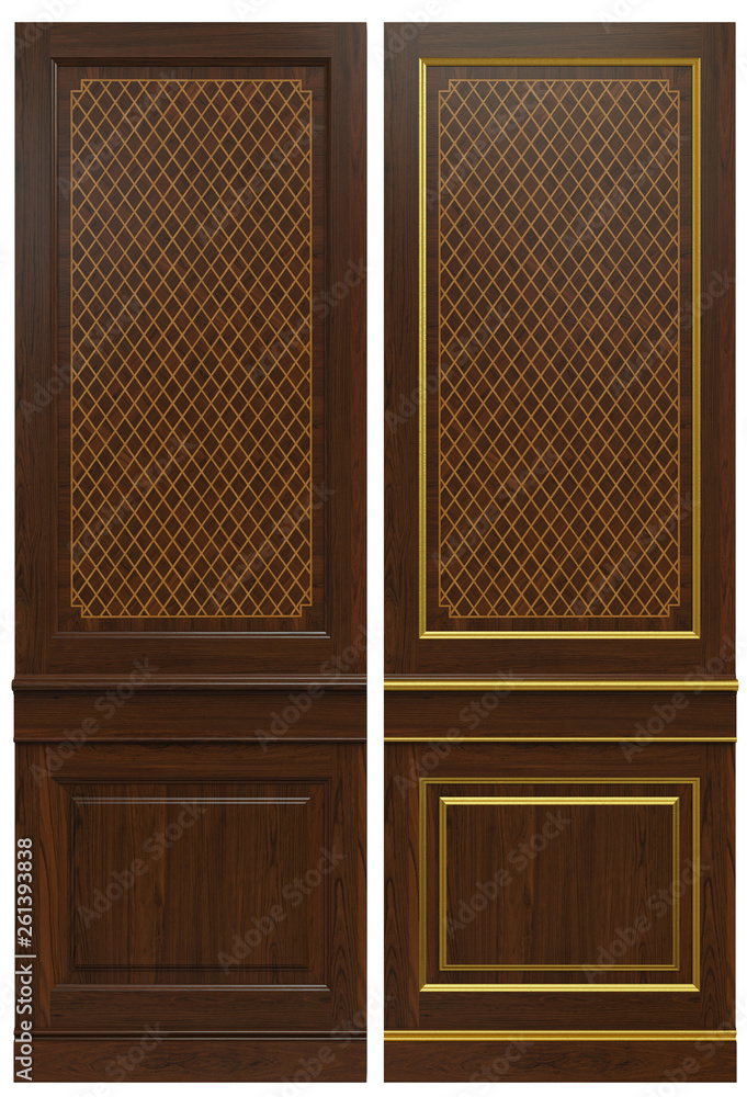 Fototapeta premium Texture of wood panels as a background.