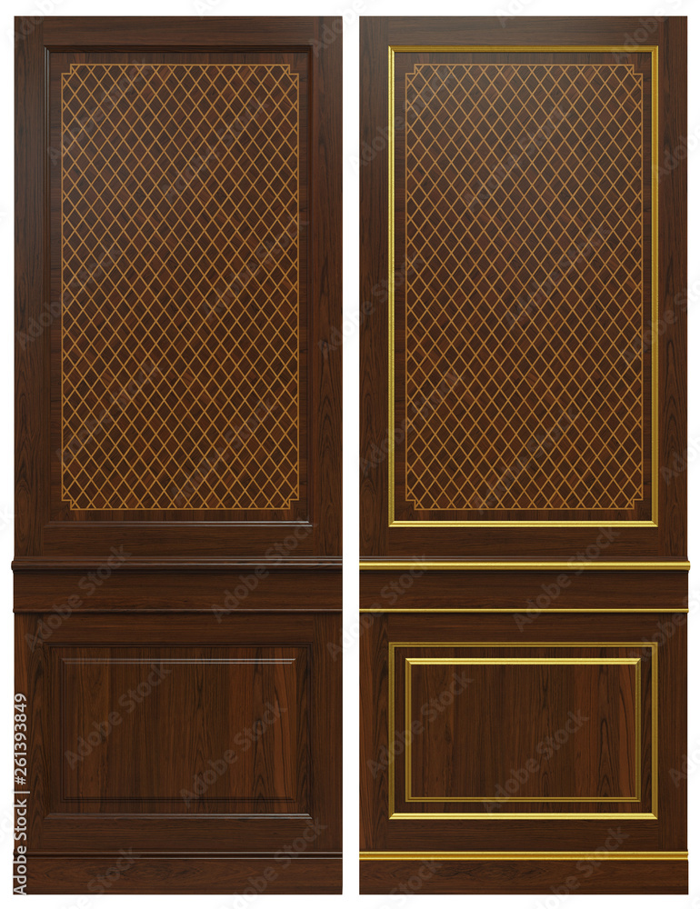 Fototapeta premium Texture of wood panels as a background.