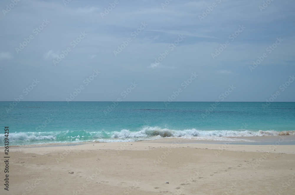 wave crashing along the shore on the island of barbuda wave crashing along the shore on the island of barbuda
