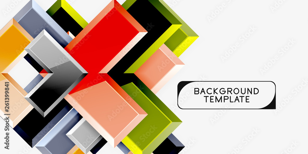 Abstract arrows composition background Abstract arrows composition background