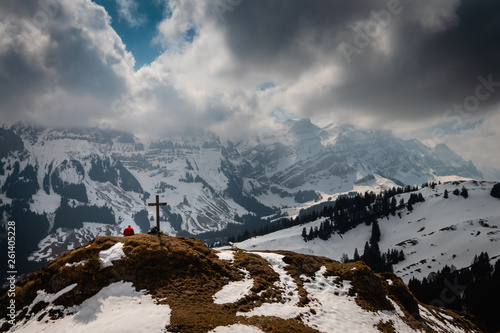 Cloudy day in the mountains