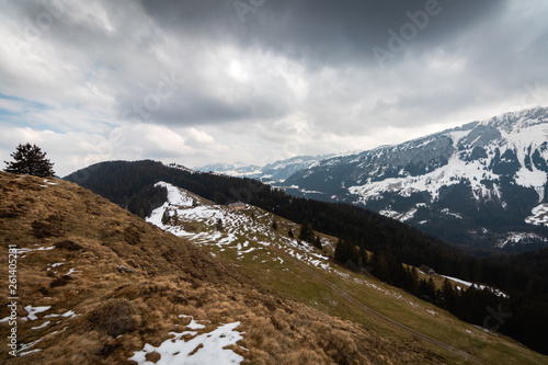 Cloudy day in the mountains