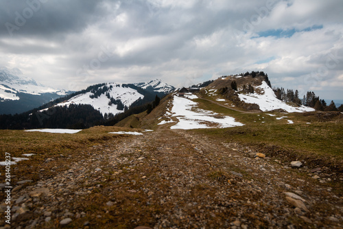 Cloudy day in the mountains