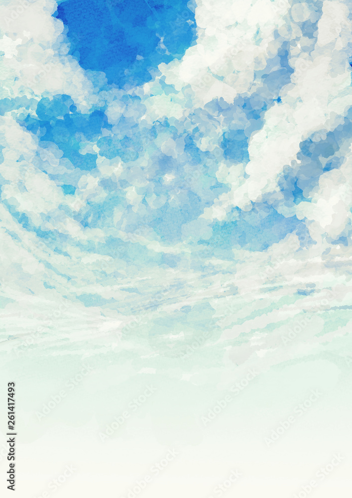 Obraz premium 水彩 空