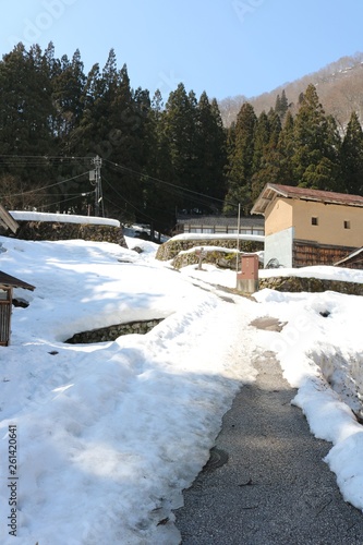 Wallpaper Mural 世界文化遺産の集落五箇山の合掌造り Torontodigital.ca